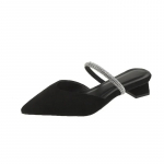 Naiste sussid kividega k&otilde;rged kontsad teravatipulised muulad uued suvekingad naiste moesussid elegantsed libisevad magusad peokingad 43