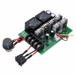 DC 12/24/36/48V 60A PWM mootori kiiruse regulaator CW CCW p&ouml;&ouml;rlemissuuna l&uuml;litiga