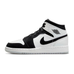Air Jordan 1 Mid SE GS Diamond Laste tossud Valge Must Mitmev&auml;rviline DN4321-100 37.5