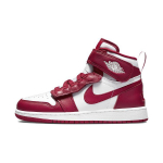 Air Jordan 1 High FlyEase GS Cardinal Red Laste tossud Valge DC7986-601 38