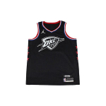 Nike NBA 2019 T&auml;htede m&auml;ng Oklahoma City Thunder Russell Westbrook Suvine L&otilde;tv Varrukateta Korvpallivest Meeste Pealmine R&otilde;ivas Must AQ7295-020 S