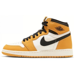 Air Jordan 1 Retro High OG GS Kollane Oker Laste Tossud Must Valge FD1437-701 36
