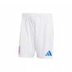 Adidas Itaalia 24 Kodus&auml;rgi L&uuml;hikesed P&uuml;ksid Tikitud Kahev&auml;rvilised Sirged Jalgpallip&uuml;ksid F&auml;nniversioon Meeste Alusp&uuml;ksid Valge IQ0494 M
