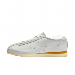Nike Cortez Nahast Valge Pronks Perforeeritud Swoosh Naiste Tennised Light-Bone Coconut-Milk HQ1841-100 36.5