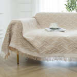 Puuvillane linane diivani tekk &uuml;hev&auml;rviline libisemiskindel diivani r&auml;tik elutoa m&ouml;&ouml;bli sisustuse gobel&auml;&auml;n diivani kate 180*300cm khaki