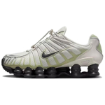 Nike Shox TL Light Bone Olive Aura Naiste Tennised Cream Metallic-Silver Off-Noir FV0939-002 42