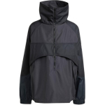 Adidas X Stella McCartney &Uuml;hev&auml;rviline k&otilde;rge kraega poollukuga lai pikkade varrukatega jakk Naiste jakid Must JG1066 S