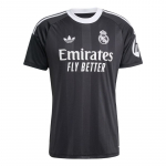 Adidas Originals 25-26 Real Madrid Teine v&otilde;&otilde;rsilma f&auml;nniversioon Niiskust juhtiv pusa Lihtne kiri L&uuml;hikeste varrukatega jalgpallis&auml;rk Meeste topid JP4173 2XL