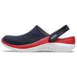 Crocs kerged mugavad libisemiskindlad klounid unisex jalatsid s&uuml;gavsinine t&scaron;illipunane 206708-4CC 45-46