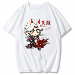 Genshin Impact Ts&auml;rk Arataki Itto T-s&auml;rk Game Graafilised T-s&auml;rgid Naiste Kawaii Riided T&uuml;drukud Suured vabaaja topid 100% puuvill 4XL