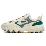 FILA Oakmont 3 Kang S&uuml;nteetiline nahk TPU Retro Vabaaja Vastupidav Madala s&auml;&auml;rega Isa tossud Meeste toss White F12M332105FAM 40