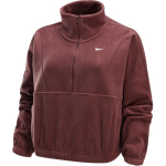 Nike Therma-Fit &Uuml;legabariidiline &Uuml;hev&auml;rviline Seisukrae Mugav Mood Pikkade Varrukatega Huppar Naiste Huppar Punakaspruun FV7956218 S