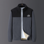 Meeste suur fliisjakk Paks tuulekindel ja soe lambaliha fliisist v&auml;lisjakk meestele 7XL