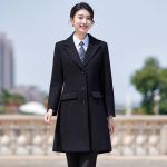 Trouman Women's Padded Wool Blend Trench Coat 2XL