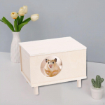 Hamster House in , Accessories, Gerbil to Hide Out, Habitat Hideout for Rats, Small