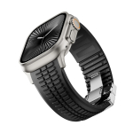 Kummirihm Apple Watchile 46mm 45mm 44mm 42mm Spordirihm Iwatchile Ultra 2 1 49mm Series 10 9 8 7 Se 6 5 Se Luksuslik K&auml;ev&otilde;ru 44 45 46MM