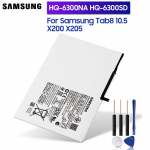 Originaalvaruaku HQ-6300NA HQ-6300SD Samsung Galaxy Tab8 10.5 X200 X205 7040mAh jaoks