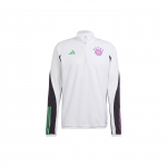 Adidas Fc Bayern Tiro 23 Treeningpluus V&auml;rviplokk Logo Prindiga Pikkade Varrukatega Jalgpallis&auml;rk Meeste Pluusid Valge IB1528 XL