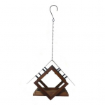 Lindude S&ouml;&ouml;gimajad V&auml;ljas Riputatavad Puidust Lindude S&ouml;&ouml;gimaja Ilmastikukindla Metallkatusega