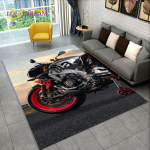 HD Aprilia Racing Mootorratta Logo Vaip Koduseks Elutoa Magamistoa Diivani Uksemati Kaunistuseks, Lasteala Vaip Libisemisvastane P&otilde;randamatt 3D 60*90cm