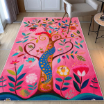 Ameerika stiilis madu mustriga vaip Elutuba Taimede kaunistus Magamistuba Suure pindalaga vaibad Garderoob Vannituba Libisemiskindel p&otilde;randamatt 80x120cm