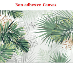 Kohandatud 3D seinamaaling tapeet troopilised taimed vihmamets palmi leht interj&ouml;&ouml;r magamistuba s&ouml;&ouml;gituba elutuba fotosein dekoratsioon 300cm (W) x 200cm (H) gray