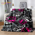 Multikas Monster High Draculaura Vampiir Pehmed Tekid, Hoia Soojas Visketekk Mugav Piknikuks Voodid Diivan Kodu Magamistuba Lapsed 30x40in