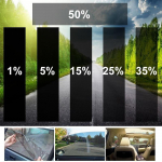 300x50cm VLT must auto auto kodu aknaklaas hoone tooniv kilerull k&uuml;lgaken p&auml;ikesekaitse UV-kaitsega kleebiskardin 5 Percent Clear