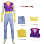 Laste salap&auml;rane cosplay riietekomplekt Parukas KDPop KPDH Anime Saja Poisid Soda Pop Salap&auml;rane Cosplay T&uuml;drukud Halloweeni kost&uuml;&uuml;m T&auml;iskasvanud Mehed Adult XS&Mystery Saja Boys gray