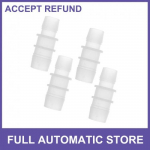 4 Pcs Vacuum Tubing Connector 34 to 58 I Shaped Vacuum Tubing Connector Car