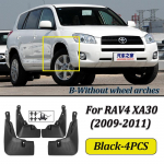 LINNUNU 4PCS Car fender mudguard For Toyota RAV4 XA50 XA40 XA30 2009- 2024 2025 External decorative accessories auto parts B XA30 2009-2011