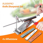 Noateritaja Ruixin Pro III t&auml;ielikult rauast terasest professionaalne koka noateritaja k&ouml;&ouml;gi terituss&uuml;steem Fix-nurk 4 Whetston PRO Sharpener h&otilde;be