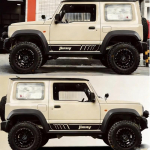 Suitable for Suzuki's new JIMNY Guard body stickers, off-road modification decals, Jimny door decorative stickers must
