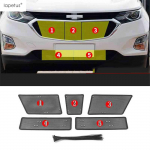Accessories Fit For Chevrolet Equinox 2017 2018   Front ect Mesh Nets Grille Protect Molding Cover Kit Trim Model B