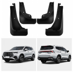 Car Mud Flaps Front Rear Splash Guards Mudflaps for Geely Okavango 2025 Black Mudguards Durable Easy tall Accessories 4PCS must