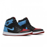 Naiste Air Jordan 1 High OG NC to Chicago Retro tossud CD0461-046 EU 37.5 must/tume pulbersinine v&auml;rv