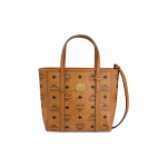 MCM Toni Klassikaline Monogrammiga K&auml;sikott Crossbody Ostukott Naistele kott Pruun Konjak MWPAATN04CO001 Basic Set (Bag+Dust Bag)
