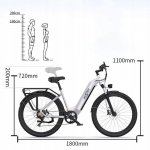 V&eacute;lo &eacute;lectrique - ONESPORT - OT05 - 250W - 36V 18.2Ah - 27.5 pouces