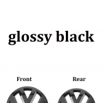 Uus 80% Volkswageni esiv&otilde;re embleem Tagaluugi m&auml;rk Katte logo Uus POLO GOLF 5 6 7 7.5 8 MK7 MK7.5 MK8 Scirocc GOLF 6(MK6) 10-13