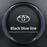 Sobib Toyota autole Roolikate Carola Aasia Draakon Camry Lexus Raven RRMS-1 S&uuml;sinikkiud Ehtne Nahk Rool black