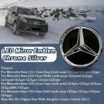 Must &auml;&auml;r ja h&otilde;bedane &auml;&auml;r 3D peegel Esiv&otilde;re Embleem Logo Mercedes Benz GLC X253 GLE W166 C292 GLS X166 16-19 M&auml;rk