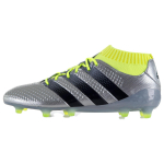 Adidas Ace 16.1 Primeknit Fg 'Silver Metallic Sonic Yellow' S76469 41⅓