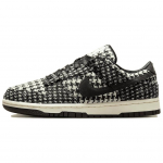 Nike x Harris Tweed Dunk Kulumiskindlad Madalad Lauatennise Kingad Unisex Must Valge Aasia Versioon HQ5036-901 36.5