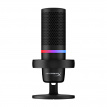 DuoCast USB eraldiseisev mikrofon sisule ja &uuml;hilduv ja tootja must Hyper-X kaugt&ouml;&ouml;tajatele, voogedastajatele, loojatele, m&auml;nguritele, PC, PS4,