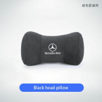 GLC GLB Autopadi Suede M&auml;lum&auml;lu Puuvillane Kaela- ja Peatugi Mercedes Benz AMG W204 W205 W203 W211 W212 W213 W201 W210 W124 W1 jaoks must