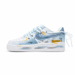 Nike Air Force 1 Ocean Hunting Veisenahast Kulumiskindel Libisemiskindel Madal L&otilde;ikega Rula Kingad Unisex Sinine Valge CW2288-111(Team997-) 38.5