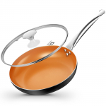 KOCH SYSTEME CS 8-tolline vaskne mittekleepuva kattega praepann kaanega Kuumakindel keraamiline kate Pann Kokapann Induktsiooniga &uuml;hilduv