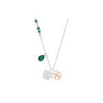 Swarovski Symbolic Collection Roheline &Otilde;nnelik Neljalehe Ristikujuline Kaelakee Naiste kaelakee 5535554 Box (Random Color)