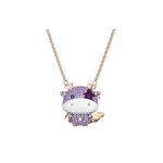 Swarovski V&auml;ike V&auml;rviline Lehm Armas Kullatud Kaelakee Naiste kaelakee Lilla 5599162 Box (Random Color)