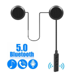 Bluetoothi ​​mootorratta kiivri peakomplekt BT5.0 juhtmeta s&otilde;iduk&otilde;rvaklapid h&auml;iretevastane mootorratta k&auml;ed-vabad suusak&otilde;rvaklapid black